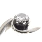 Image 4 of Two-tone gold solitaire ring with 0.15 ct diamond.