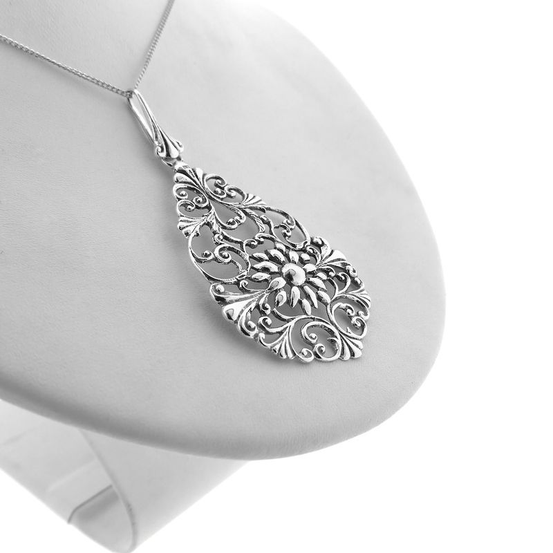 Image 9 of Antique silver pendant | Art Nouveau