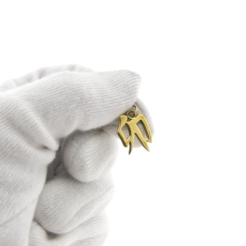 Image 5 of Gold pendant of the Chinese horoscope sign rabbit.