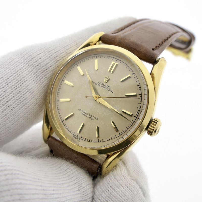 Image 8 of Rolex Oyster Perpetual 6290; Vintage 18k automatic watch from 1955