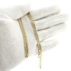 Image 8 of Gold flat gourmet link chain | 46.5 cm