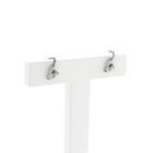 Image 3 of Silver saxophone studs