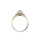 Image 5 of Gold Surround Ring with Diamonds; 0.26 ct.
