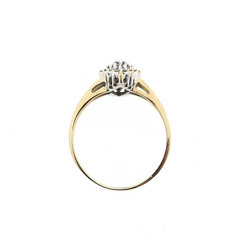 Image 5 of Gold Surround Ring with Diamonds; 0.26 ct.