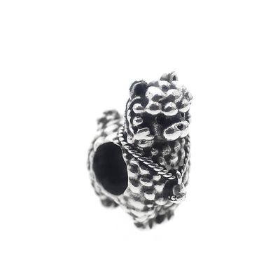 Image 1 of Pandora charm; Silver; Fluffy Llama