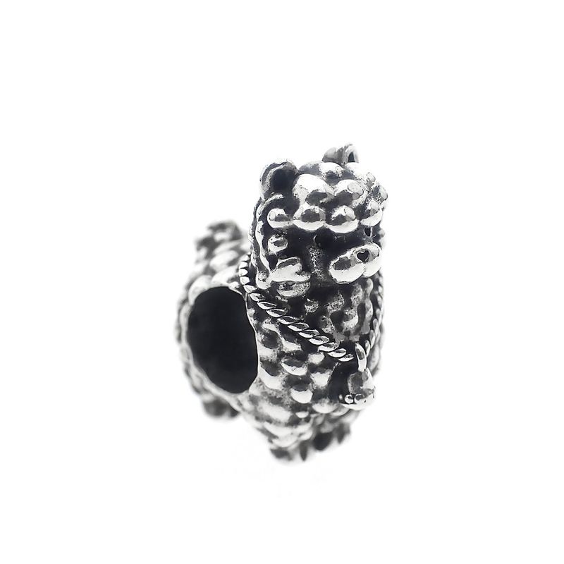 Image 1 of Pandora charm; Silver; Fluffy Llama