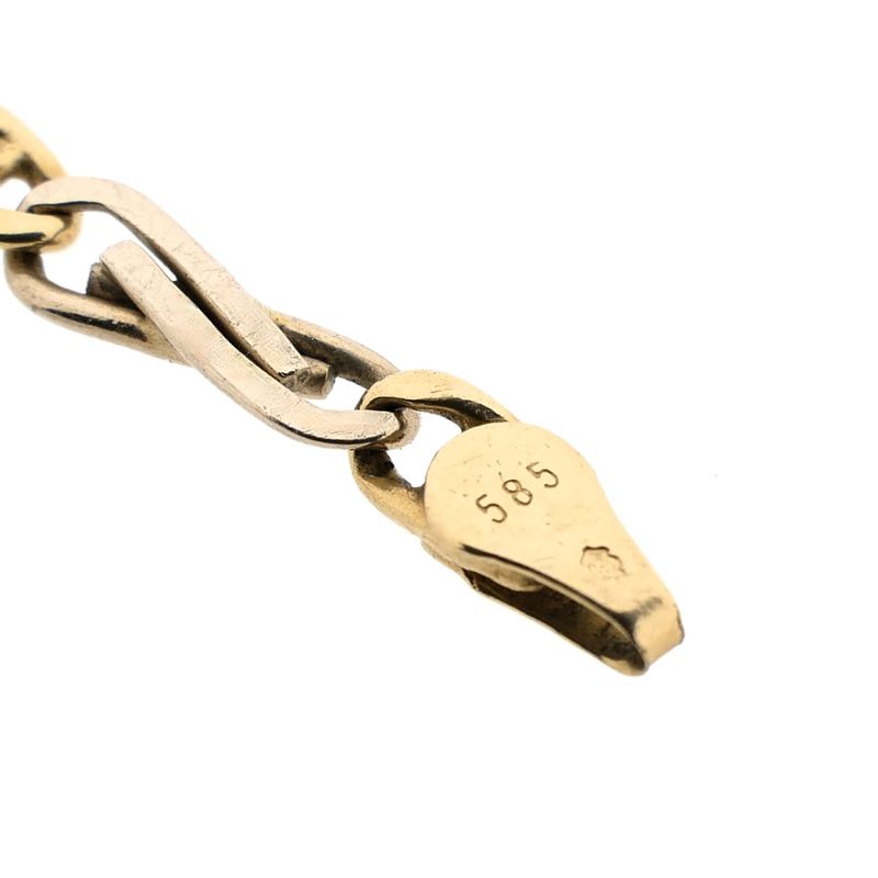 Image 7 of Bicolor gold fantasy link bracelet