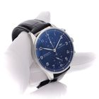 Image 4 of IWC Portuguese Chronograph 'Blue' IW371491; Automatic Men's Watch
