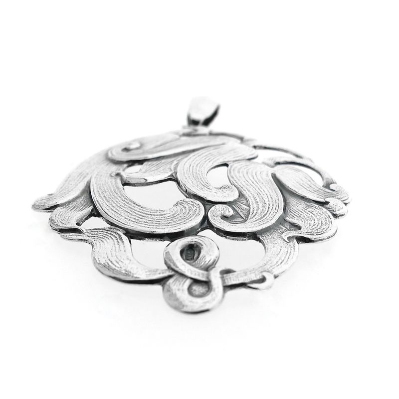 Image 3 of Antique silver pendant | Art Nouveau