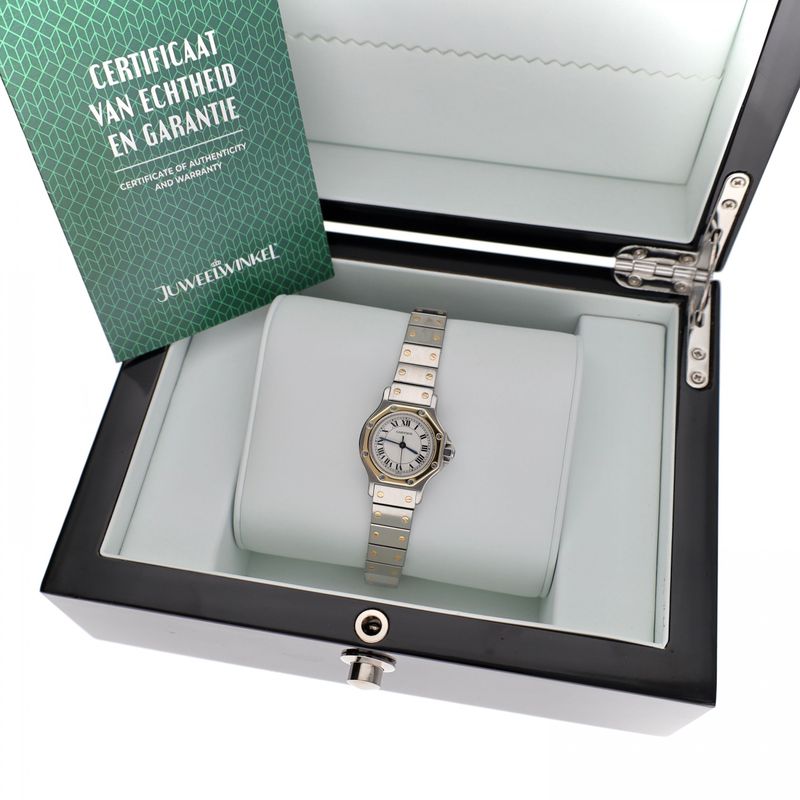 Image 2 of Cartier Santos 'Octagon' Automatic 0907; Vintage Ladies Watch