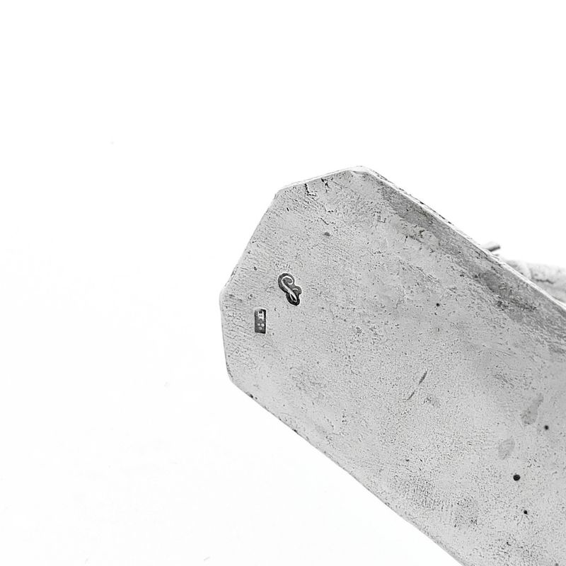 Image 4 of Antique silver statuette of a hoop player