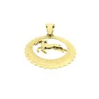 Image 3 of Gold zodiac sign pendant; Capricorn