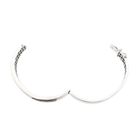 Image 5 of White gold slave bracelet with approx. 1.40 ct. diamonds; Size M