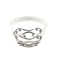 Silver bracelet with a fantasy design; E. Granit & Co | Ø 48 mm