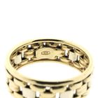 Image 3 of Two-tone gold link ring