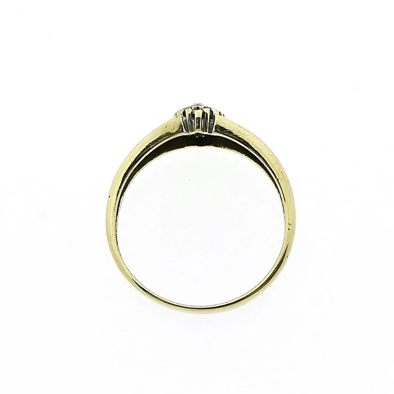 Image 5 of Gold ring with diamond | 0.25 ct.