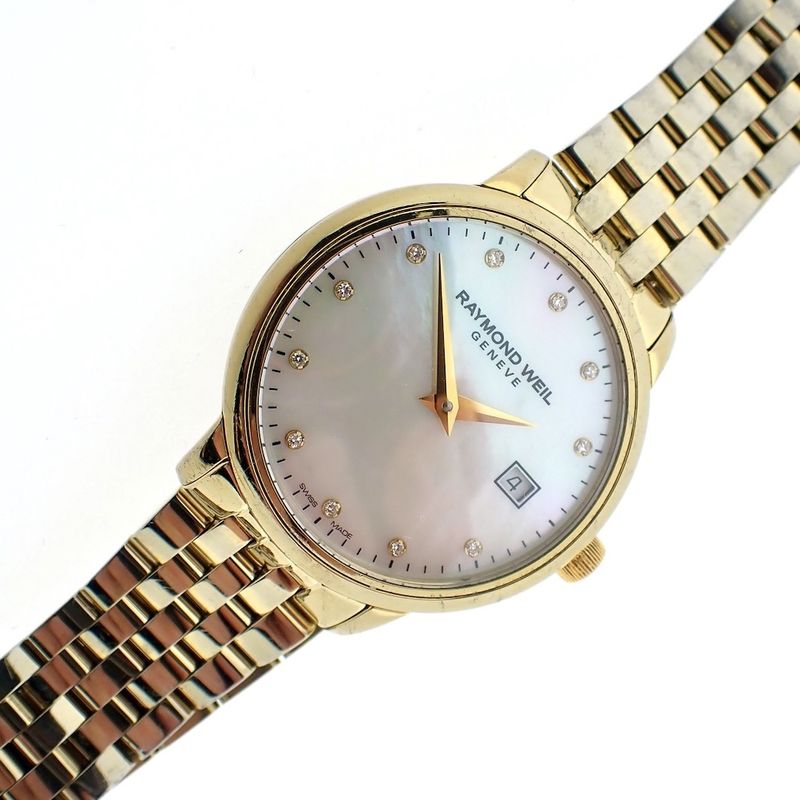Image 1 of Raymond Weil Toccata; Women's watch with mother-of-pearl dial and diamonds