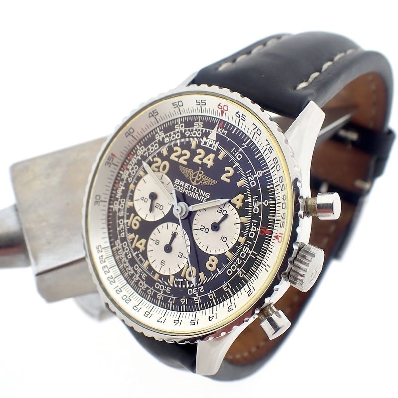 Image 4 of Breitling Navitimer Cosmonaute; 24 hour pilot's watch