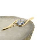 Image 5 of Gold brooch with topaz | Vintage