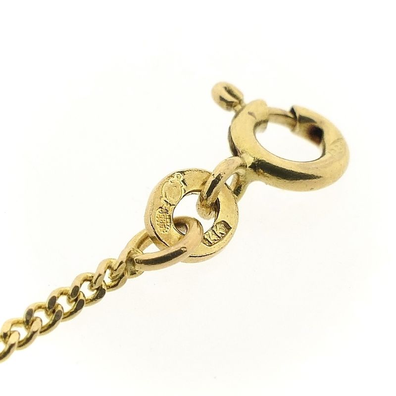 Image 8 of Gold gourmet link chain | 46 cm