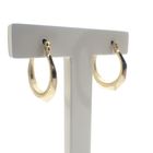 Image 1 of Gold lapidary earrings | Ø 16 mm