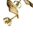 Image 6 of Gold stud earrings with diamond; 0.01 ct.