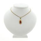 Image 3 of Gold Pendant with Carnelian
