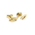Image 9 of Gold Earrings with Zirconia
