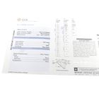 Image 8 of 18-karat white gold solitaire ring with 0.37 ct diamond