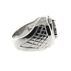 Image 5 of Silver men's ring | Cannabis leaf