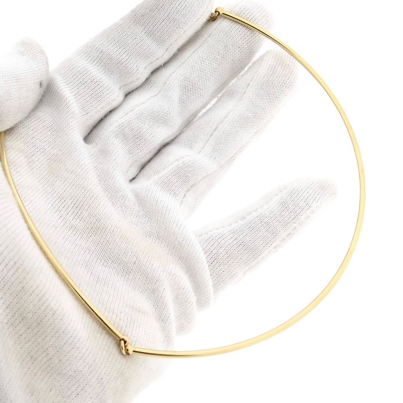 Afbeelding 11 van Gouden staafjes schakelketting | 36 cm