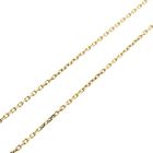 Image 6 of Gold anchor link necklace with fixed pendant; Starlight with zirconia