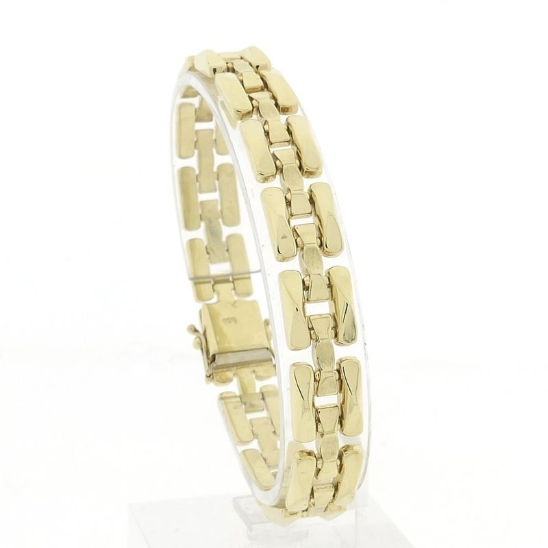 Image 1 of Gold Bismarck link bracelet