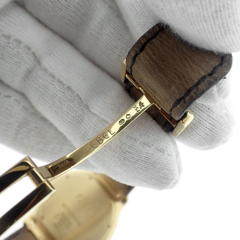 Image 7 of Ebel 1911 automatic; Automatic 18k gold watch