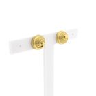 Image 3 of Vintage gold round stud earrings