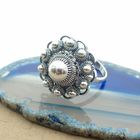 Image 2 of Silver ring with Zeeland button