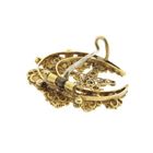 Image 5 of Vintage gold brooch with Zeeland buttons