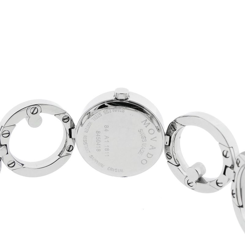 Image 8 of Movado 84 A1 1811 Ono Museum; Women's watch with diamonds