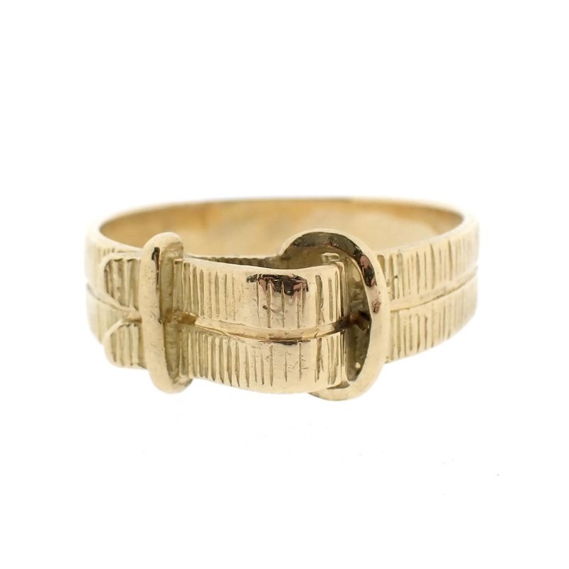 Image 7 of Gold ring of belt with buckle