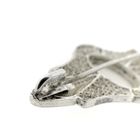 Image 9 of Vintage/antique brooch with milk stone; Filigree technique