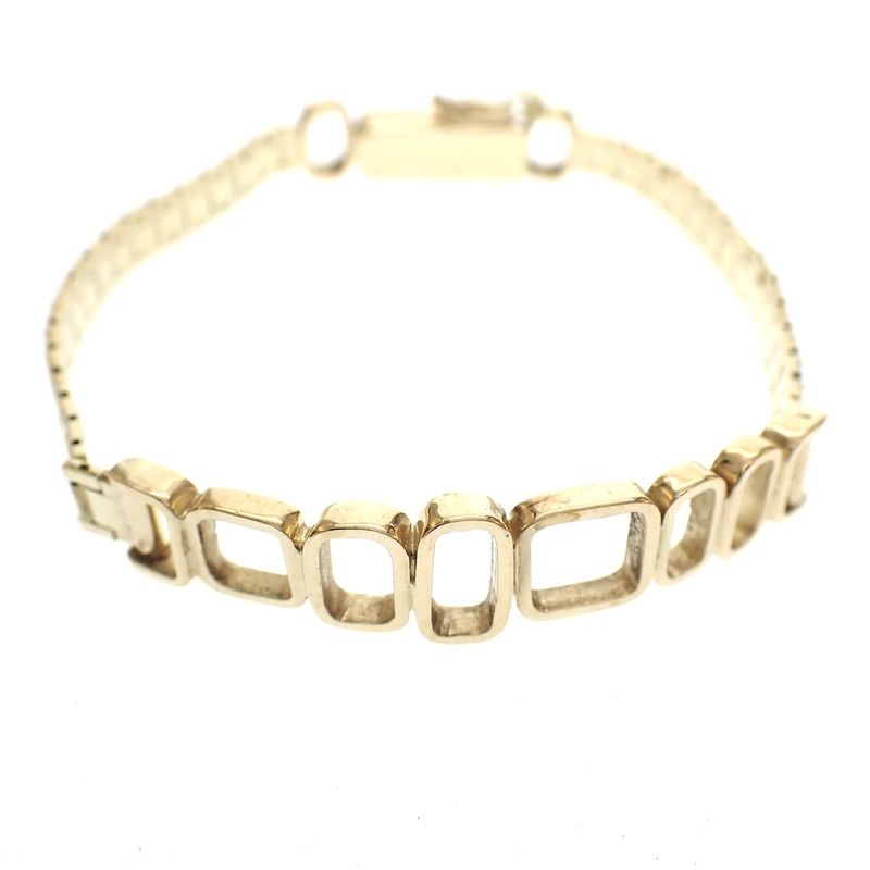 Image 3 of Gold ladies link bracelet