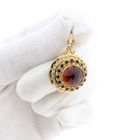 Image 11 of Vintage Gold Garnet Pendant