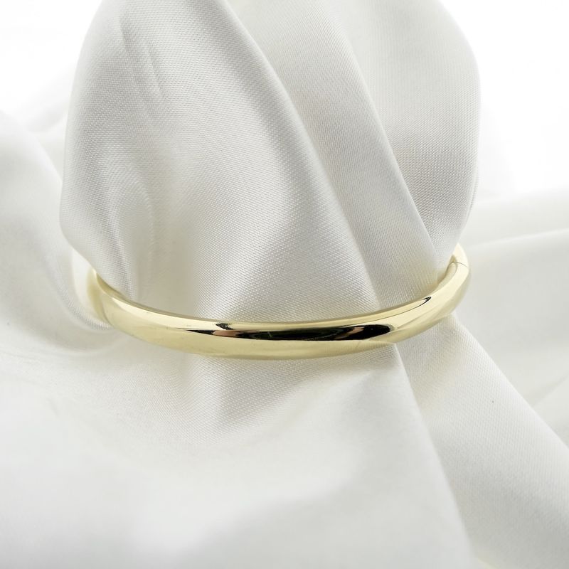 Image 7 of Gold slave bracelet; Size M/L