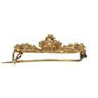 Image 3 of Vintage gold S-brooch with Zeeland buttons; Filigree technique