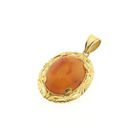 Image 6 of Gold pendant with carnelian