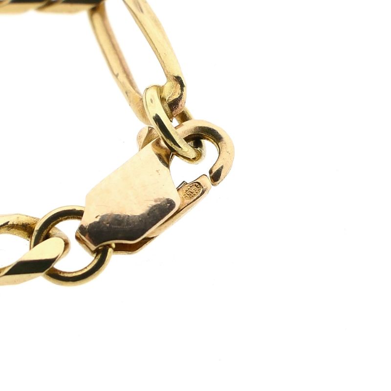 Image 5 of Gold Figaro Chain Necklace
