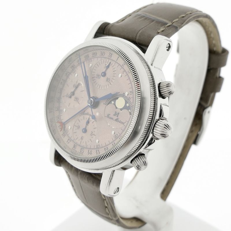 Image 2 of Jean Marcel 'Moonphase Calendar'; Chronograaf heren horloge