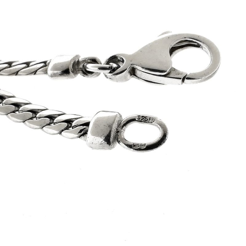 Image 5 of Silver necklace with fixed pendant | 42 cm