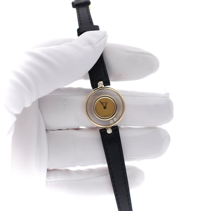 Image 11 of Chopard Happy Diamonds 4112; 18k Gold Ladies Watch