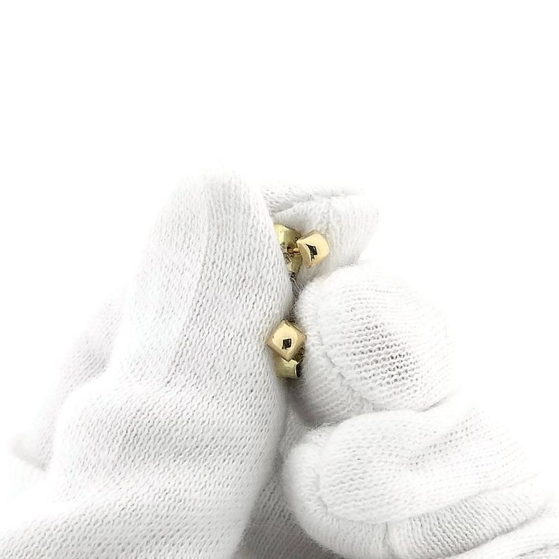Image 6 of Gold square stud earrings